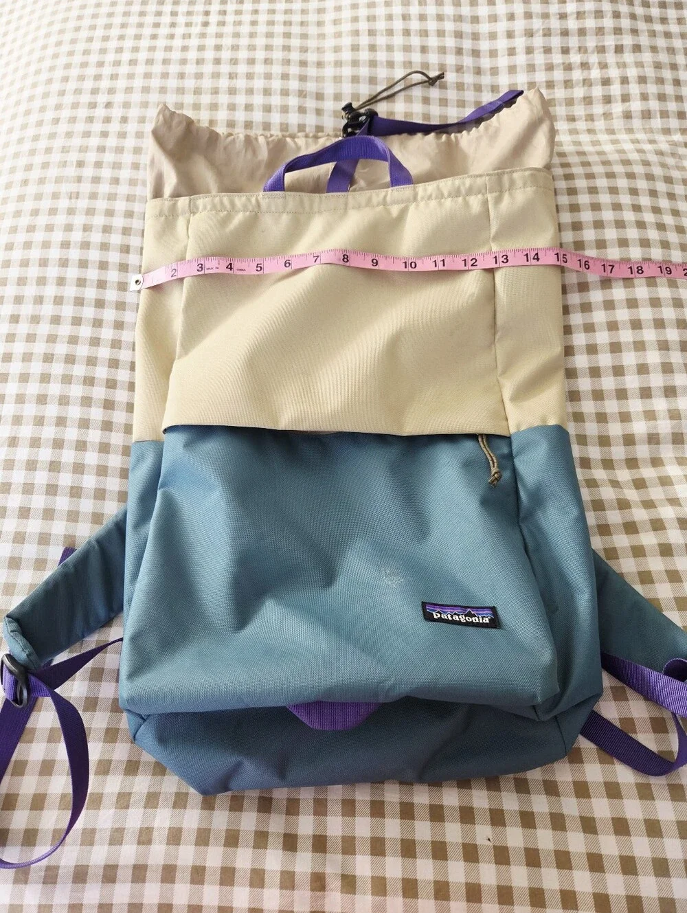 Patagonia Fieldsmith Linked Pack 25L - Teal/Beige Tasmanian Patchwork
